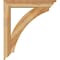 Ekena Millwork Thorton Traditional Rough Sawn Bracket w/ Offset Brace, Western Red Cedar, 6"W x 30"D x 34"H BKT0604X30X34THR01RWR - alternate 2
